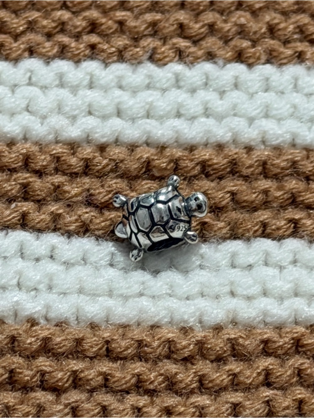 Pandora Sterling Silver Turtle Charm - Silver
